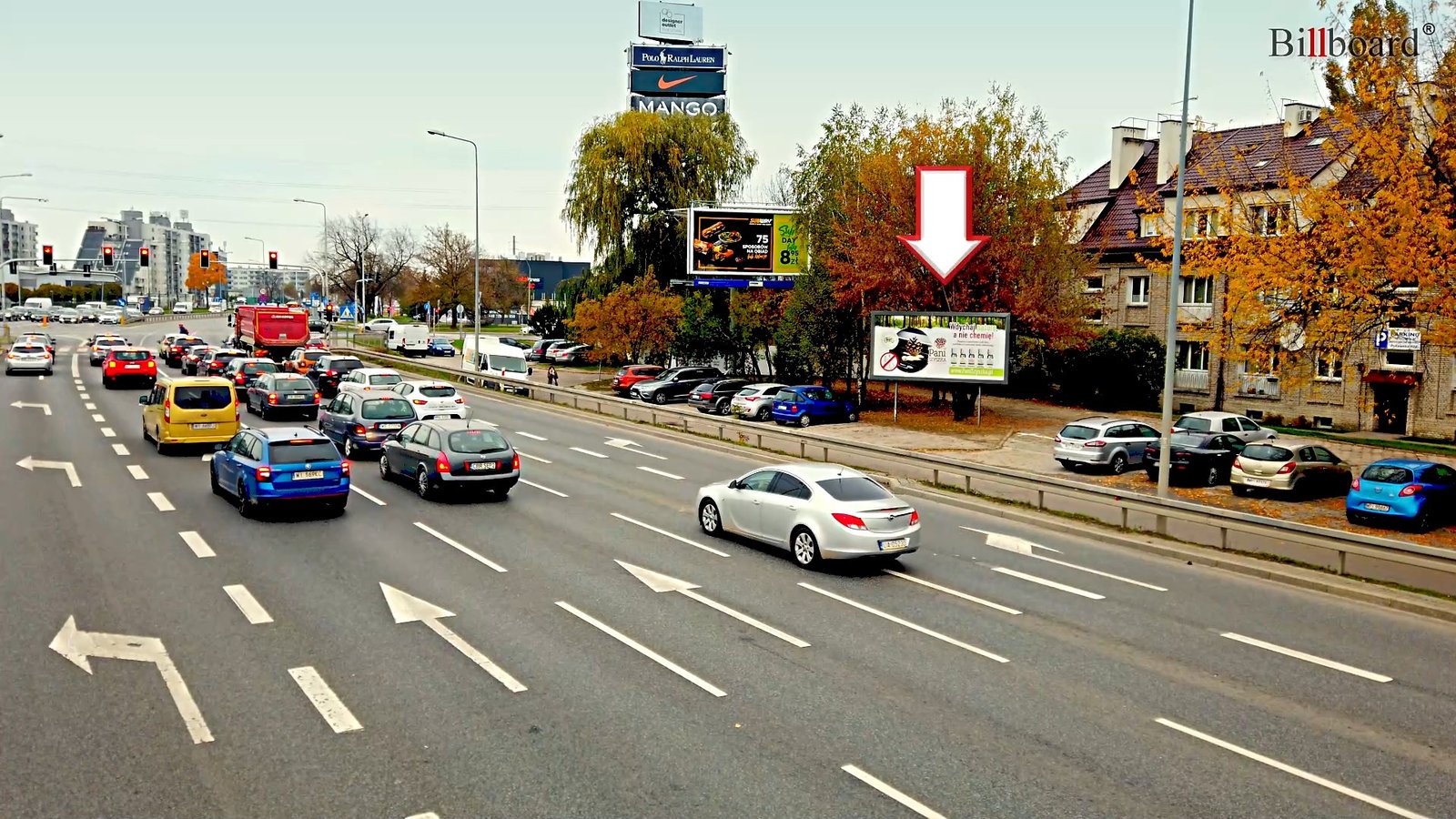 Realizacja nośnika reklamowego: Piaseczno, ul. Pulawska 42D