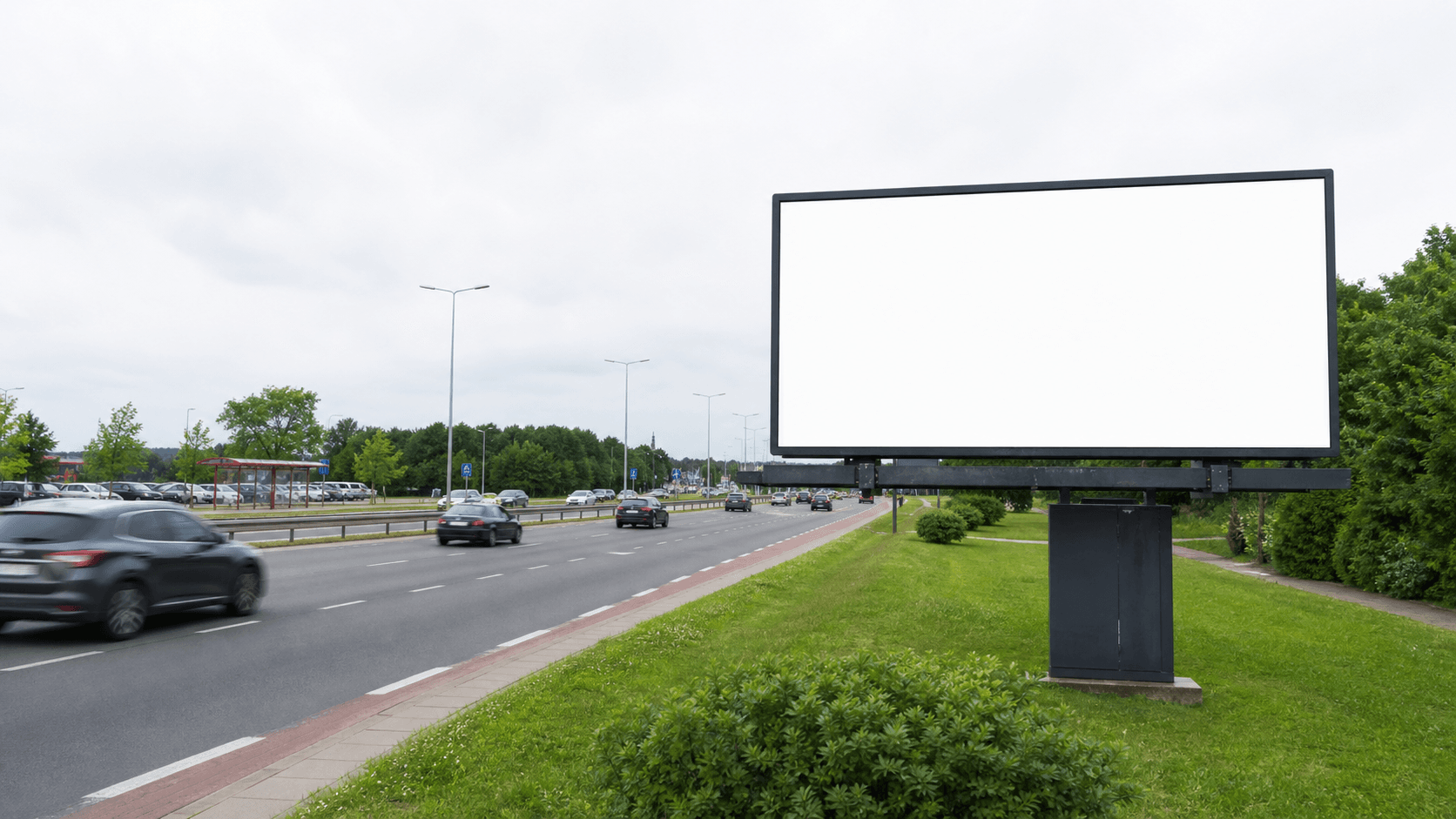 Billboard w centrum miasta - wynajem reklamy wielkoformatowej